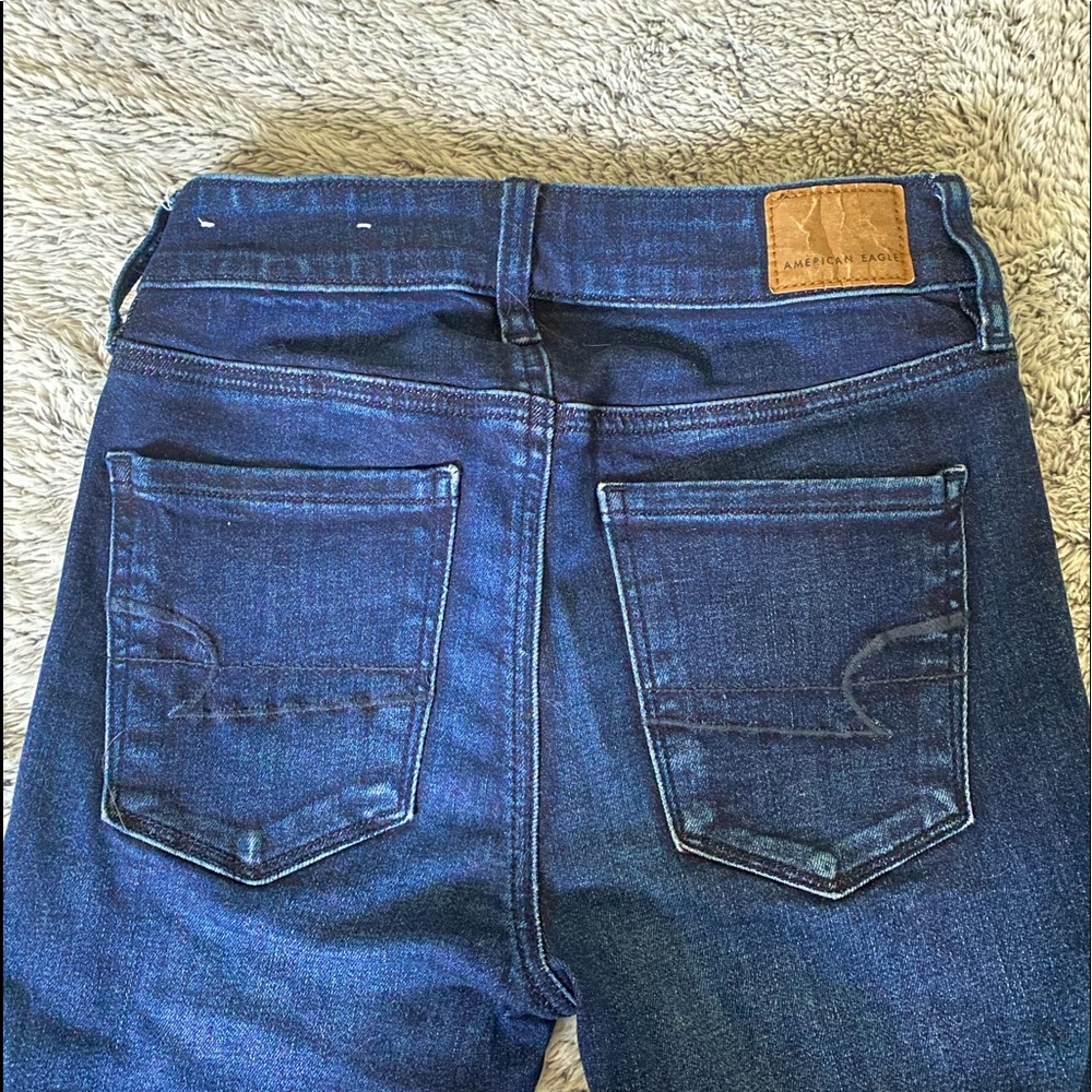 American eagle jeans, 00 regular, dark wash
